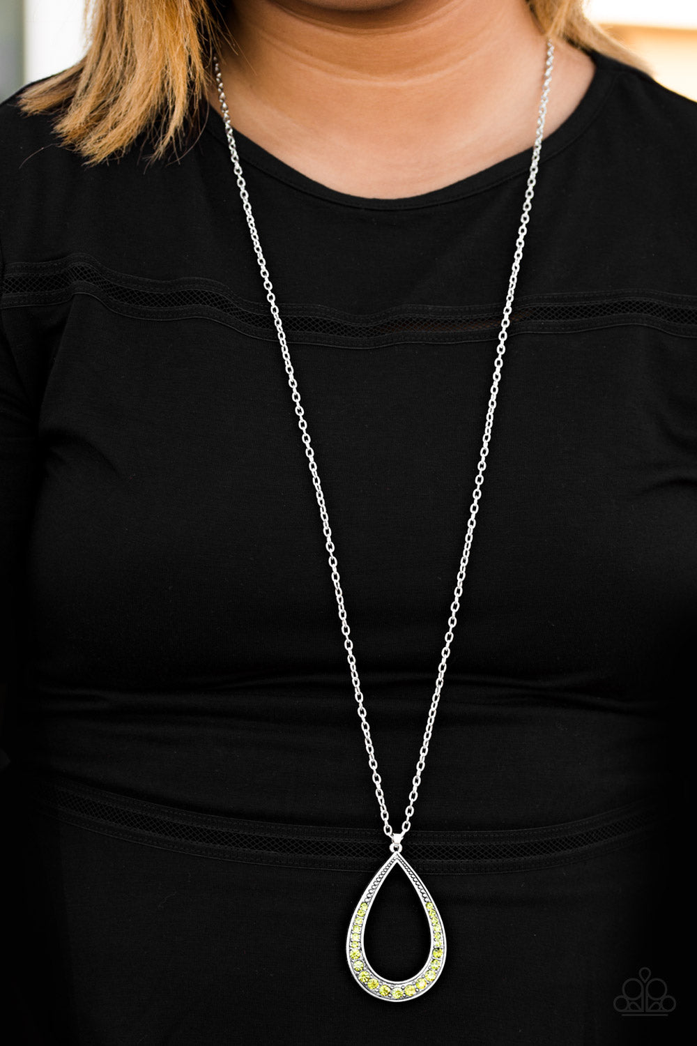 Paparazzi ♥ What A Storm! - Green ♥  Necklace