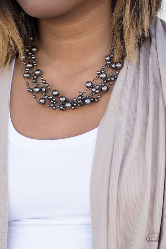 Paparazzi ♥ Fierce and Fab-YOU-lous! - Black ♥ Necklace