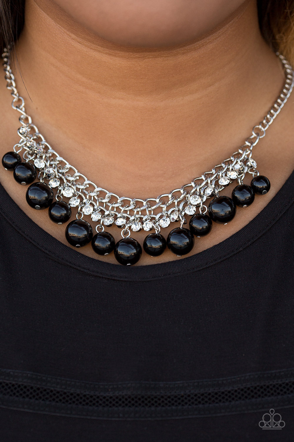 Paparazzi ♥ Box Office Bombshell - Black ♥  Necklace