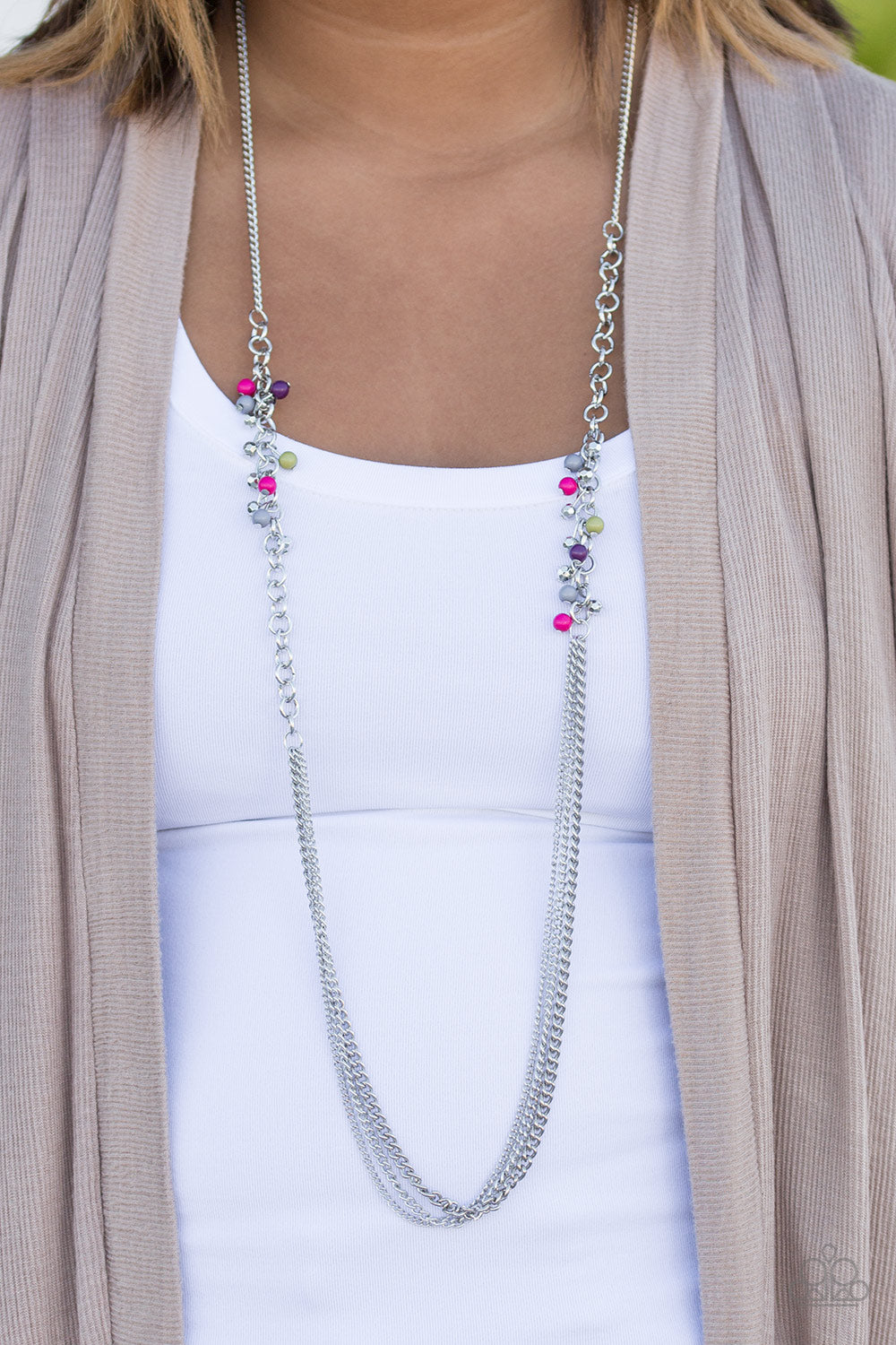 Paparazzi ♥ In For A Surprise - Multi ♥  Necklace