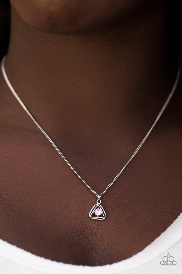 Paparazzi ♥ Prismatic Princess - Pink ♥ Necklace