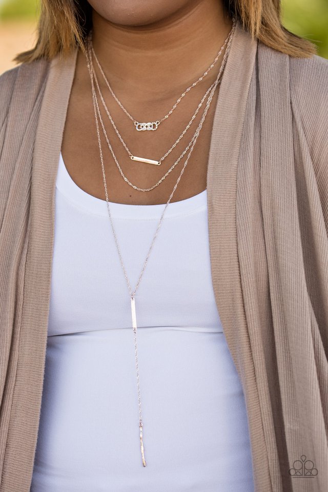 Paparazzi ♥ Forever Fierce - Rose Gold ♥ Necklace