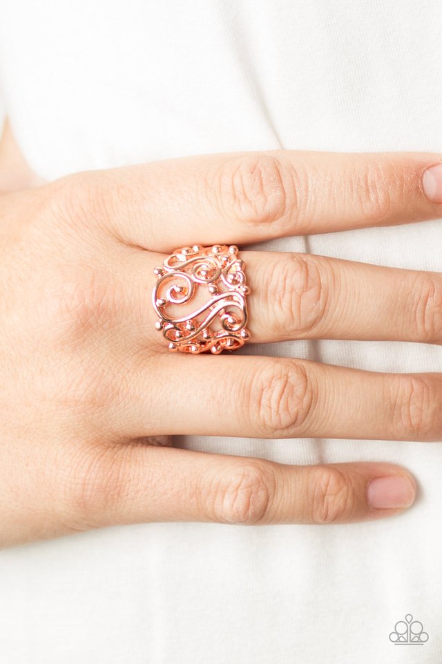 Paparazzi ♥ REGAL Advice - Copper ♥ Ring