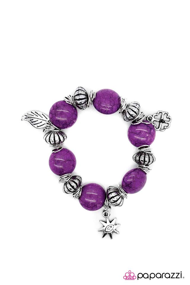 Paparazzi ♥ Smooth Move - Purple ♥ Bracelet