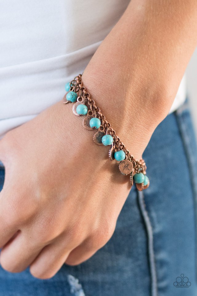 Paparazzi ♥ Triassic Tease - Copper ♥ Bracelet