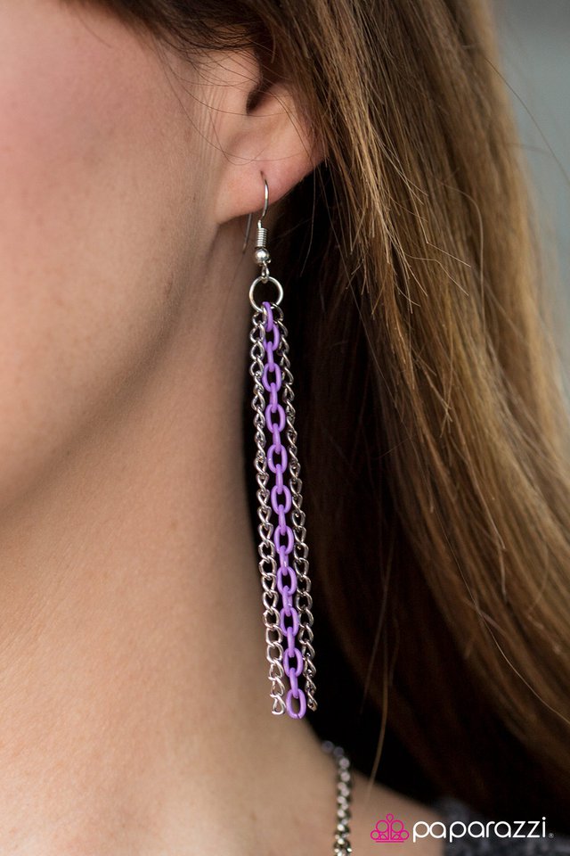 Paparazzi ♥ High-Intensity - Purple ♥ Necklace