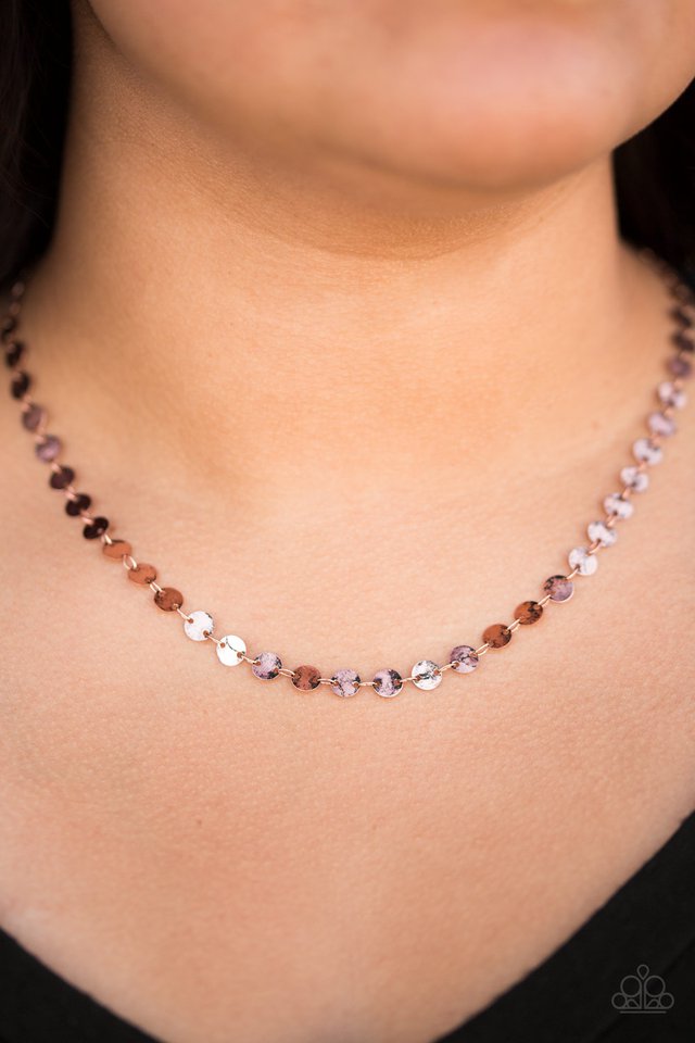 Paparazzi ♥ Let There Be SPOTLIGHT - Copper ♥ Necklace