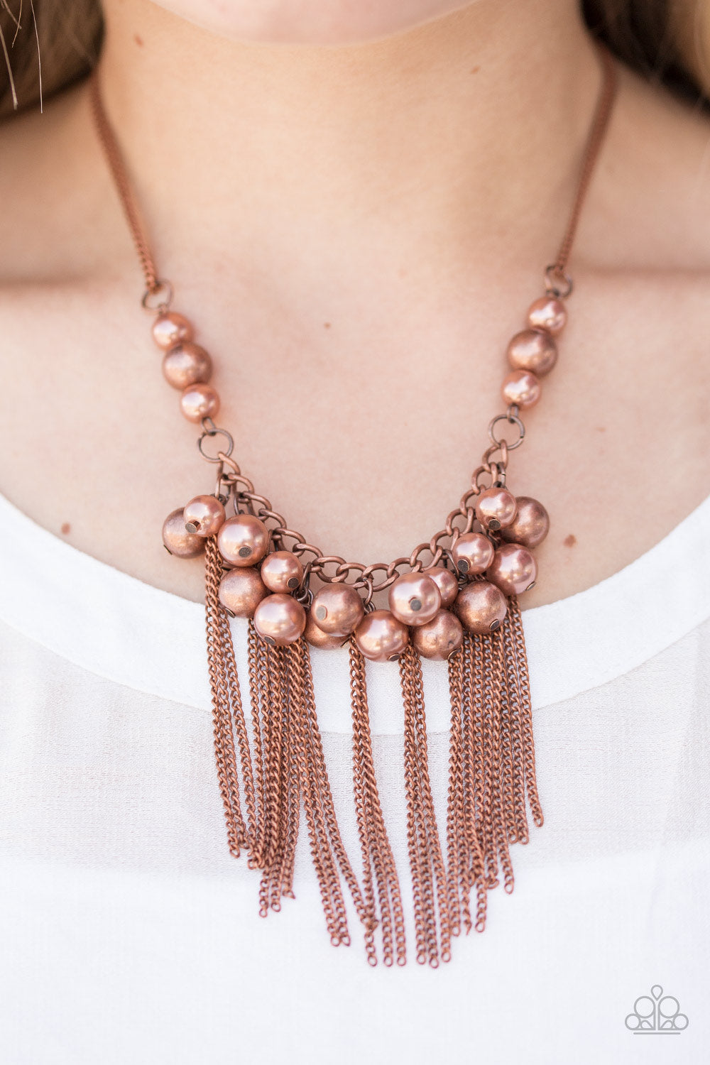 Paparazzi ♥ Modern Mechanics - Copper ♥  Necklace