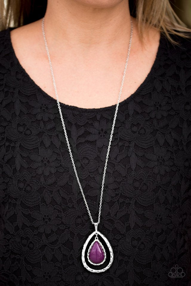 Paparazzi ♥ Stormy Sahara - Purple ♥ Necklace