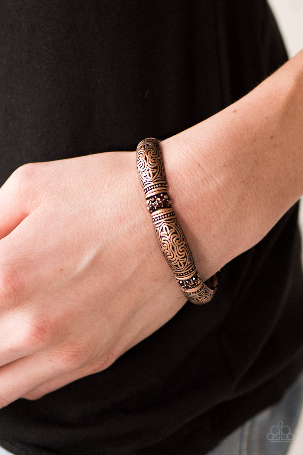 Paparazzi ♥ Romance In Rome - Copper ♥  Bracelet