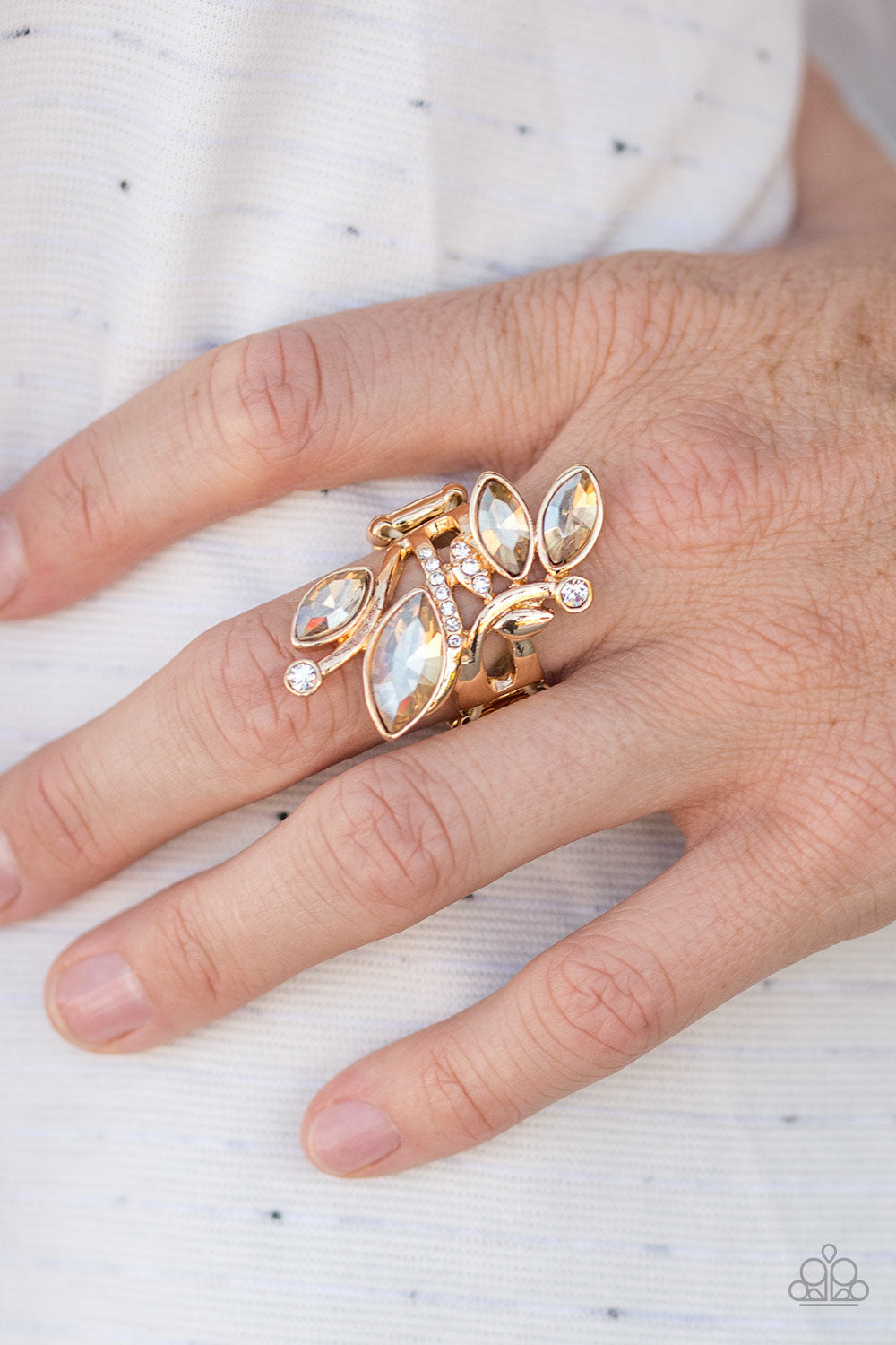 Paparazzi ♥ Beautifully Botanical - Gold ♥  Ring