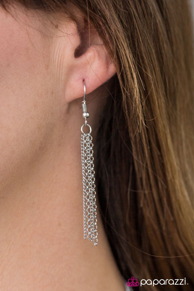 Paparazzi ♥ But First, Champagne - White ♥ Necklace