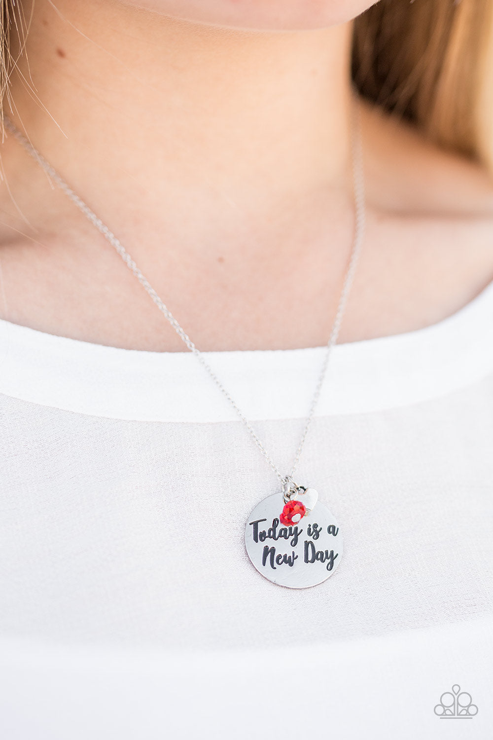 Paparazzi ♥ New Day, New Beginnings - Red ♥  Necklace