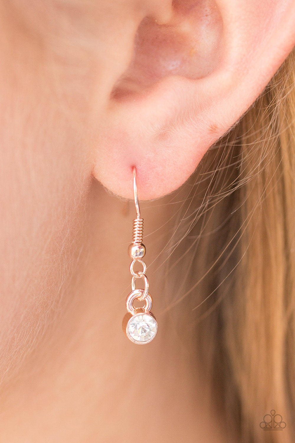 Paparazzi ♥ Crowned Carnation - Rose Gold ♥  Necklace