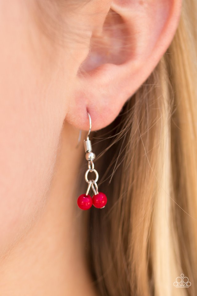 Paparazzi ♥ The Whole Shebang - Red ♥ Necklace