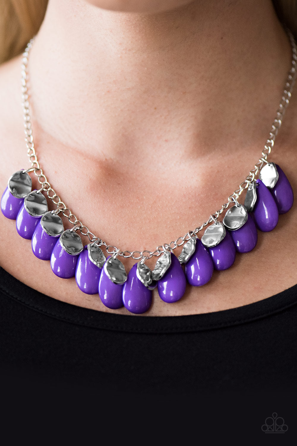 Paparazzi ♥ Tropical Storm - Purple ♥  Necklace