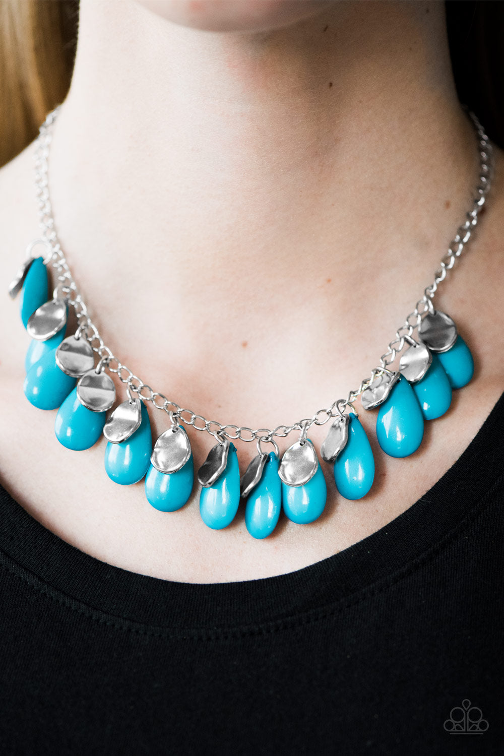 Paparazzi ♥ Tropical Storm - Blue ♥  Necklace