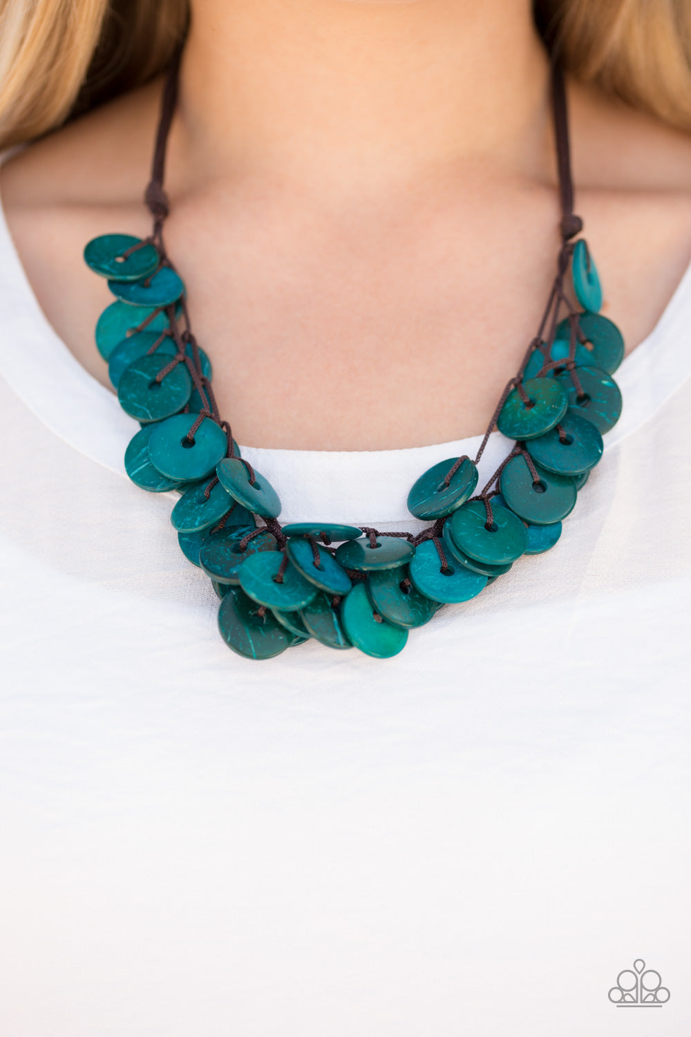 Paparazzi ♥ Jammin In Jamaica - Blue ♥  Necklace