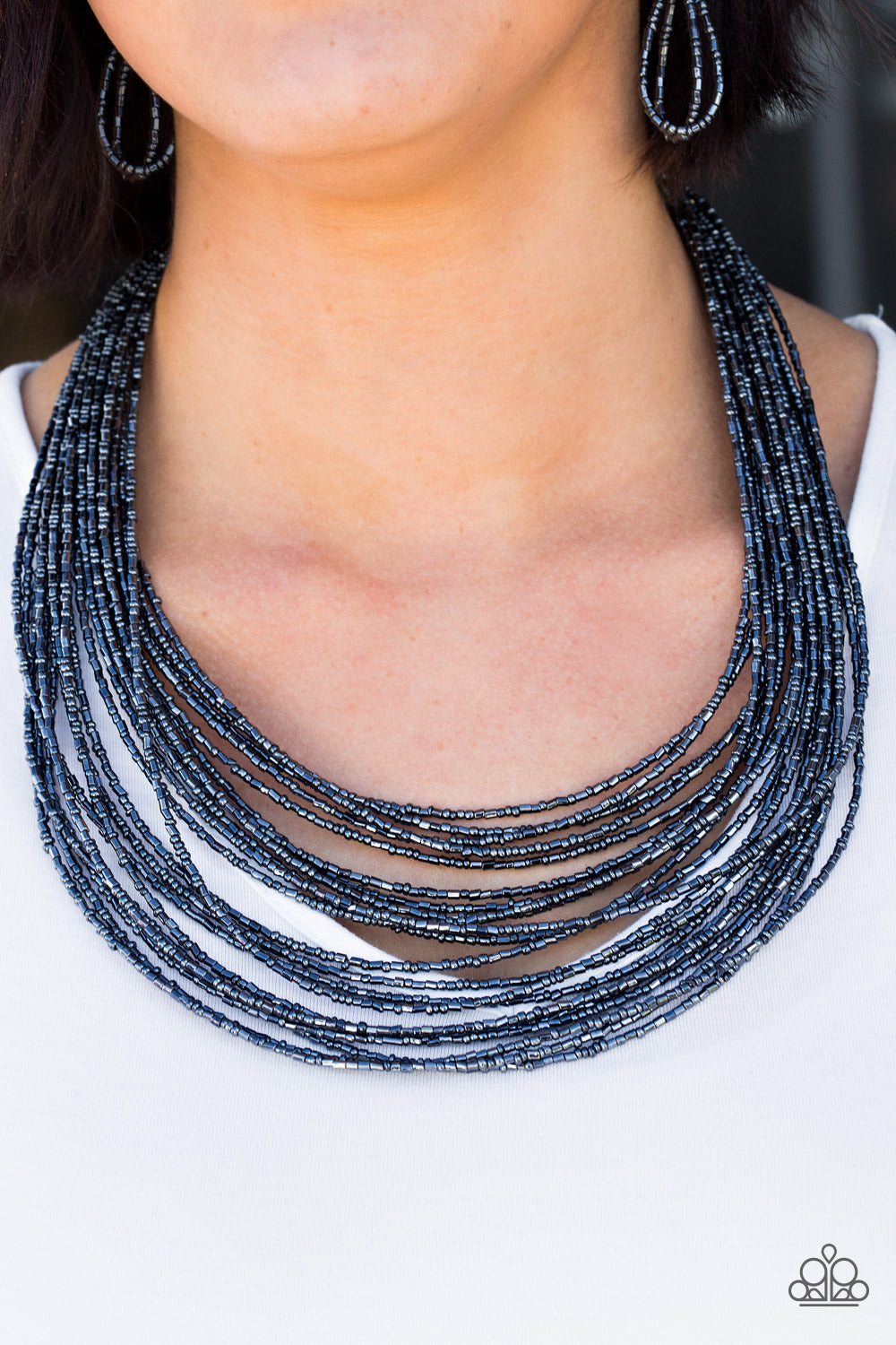 Paparazzi ♥ Ice Age Radiance - Blue ♥  Necklace