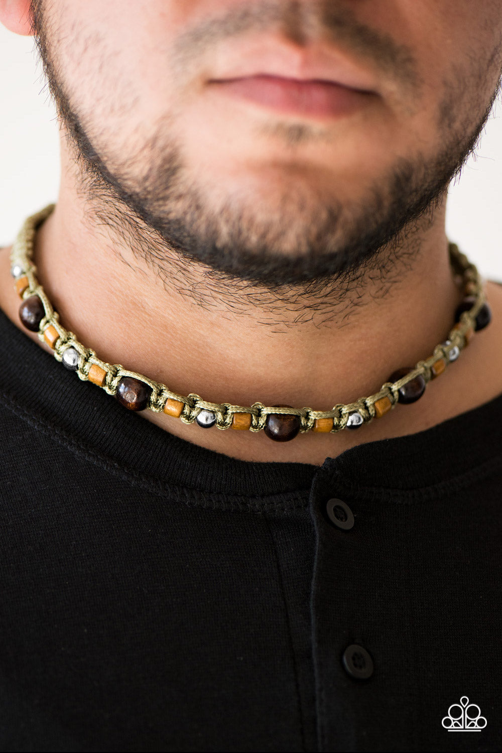 Paparazzi ♥ Deck Crew - Green ♥  Necklace