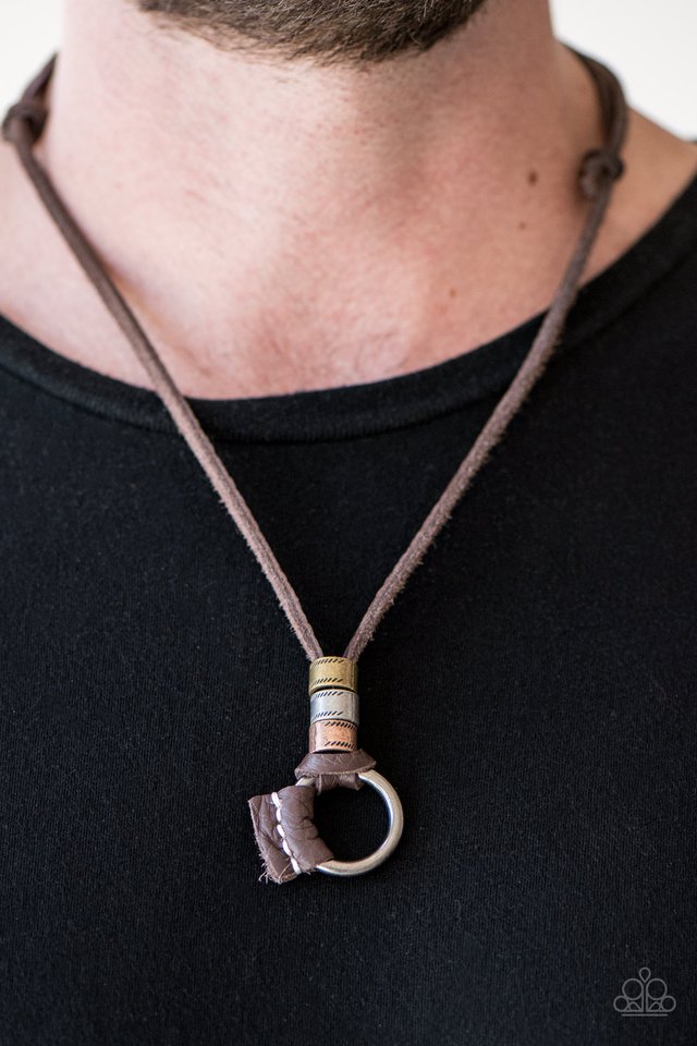 Paparazzi ♥ Tour de FORCE - Brown ♥ Necklace