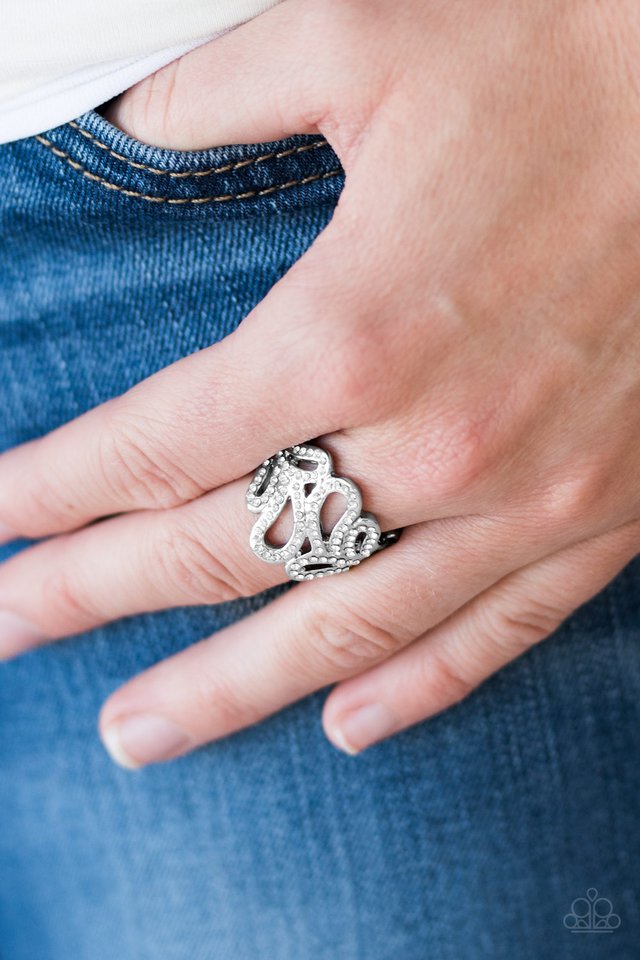 Paparazzi ♥ Dress It Up - White ♥ Ring