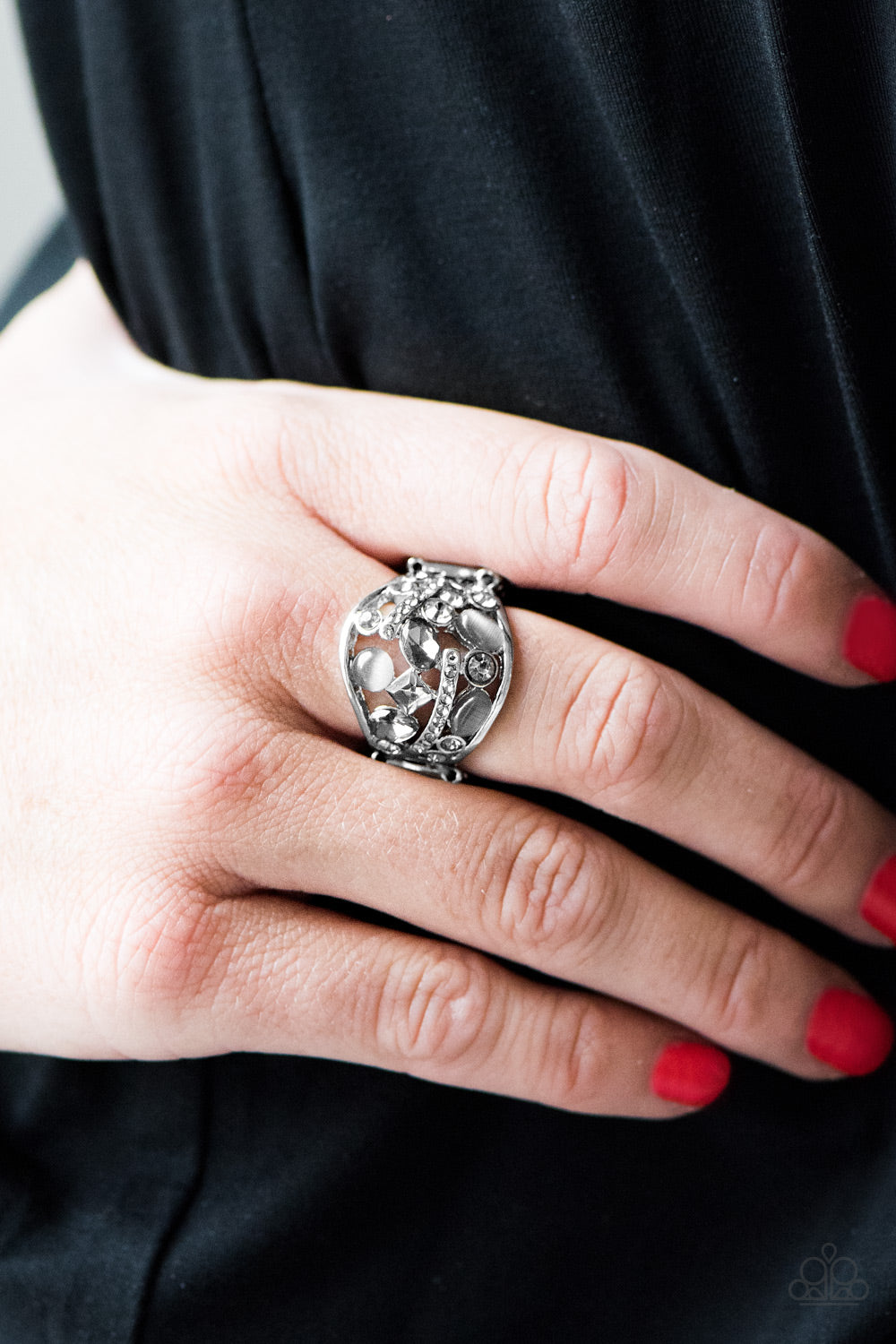 Paparazzi ♥ Let There Be STARLIGHT - Silver ♥  Ring