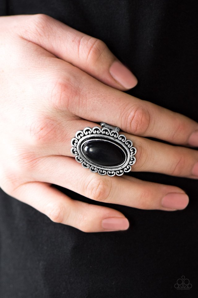 Paparazzi ♥ Western Wayfarer - Black ♥ Ring