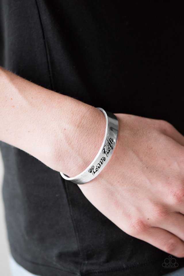 Paparazzi ♥ Live To The Fullest - Silver ♥ Bracelet