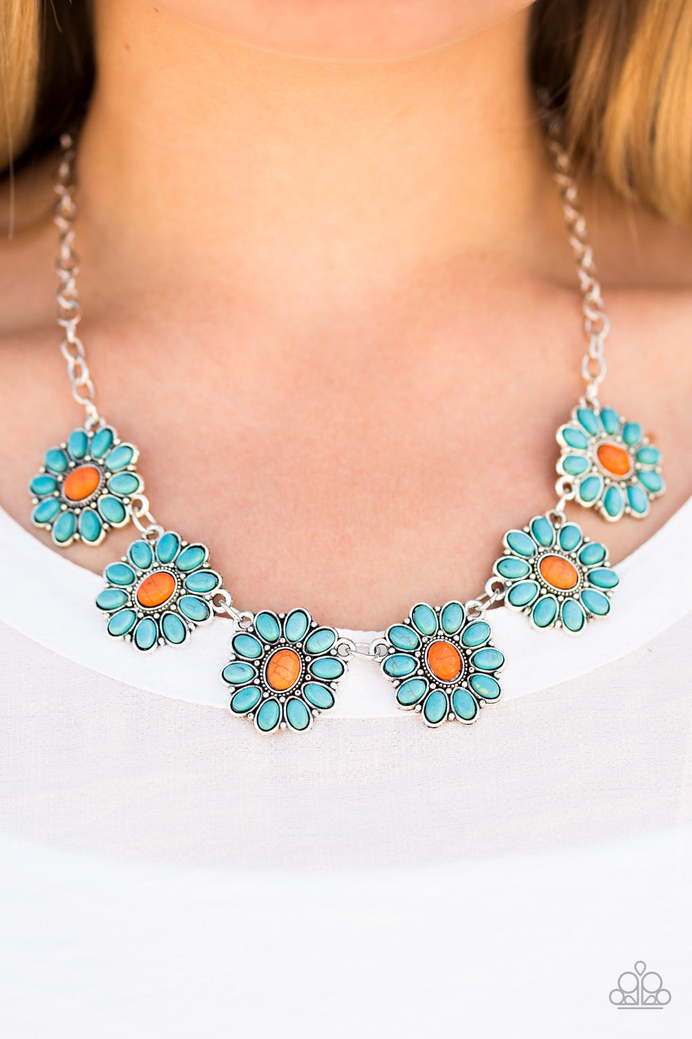 Paparazzi ♥ Blooming Dunes - Multi ♥  Necklace