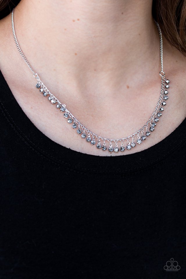 Paparazzi ♥ At First STARLIGHT - Silver ♥ Necklace