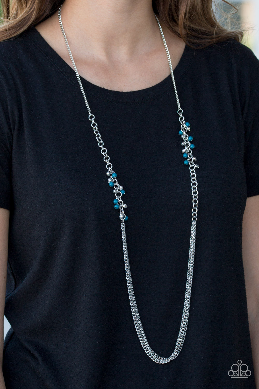 Paparazzi ♥ In For A Surprise - Blue ♥  Necklace