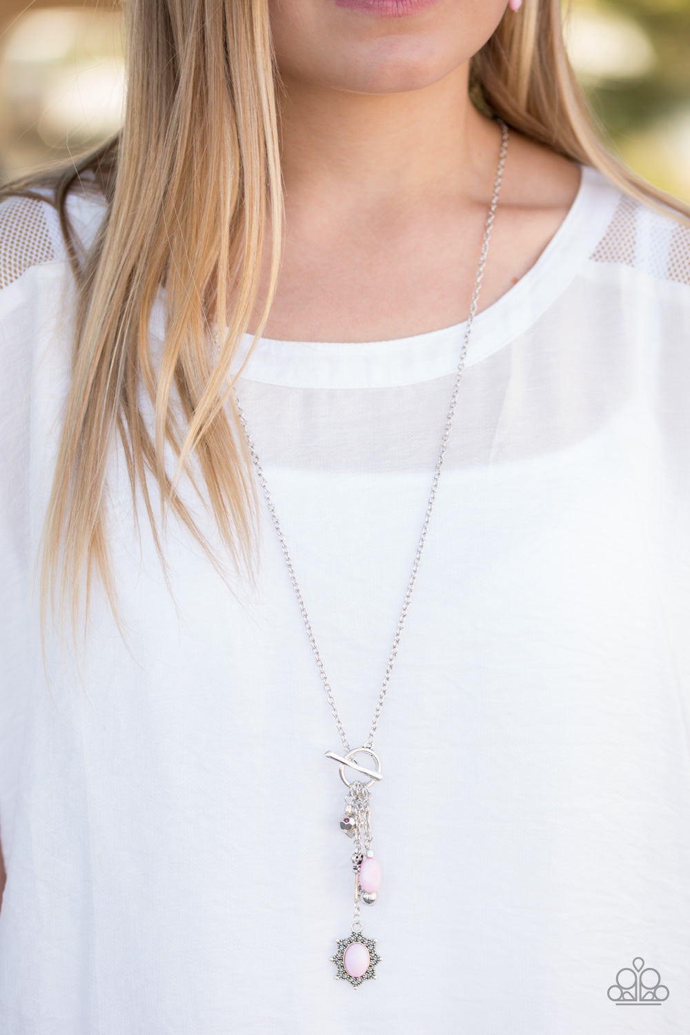 Paparazzi ♥ Love Lullaby - Pink ♥  Necklace