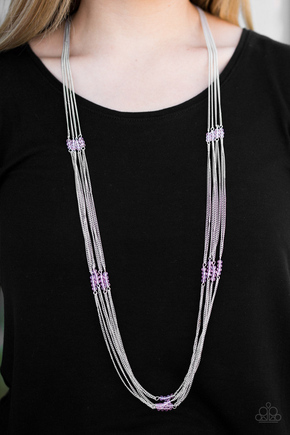 Paparazzi ♥ Oh My Glitter - Pink ♥  Necklace