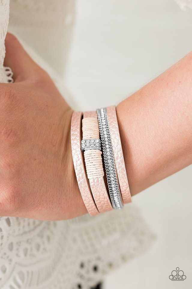 Paparazzi ♥ Glamor-azzi - Pink ♥ Bracelet