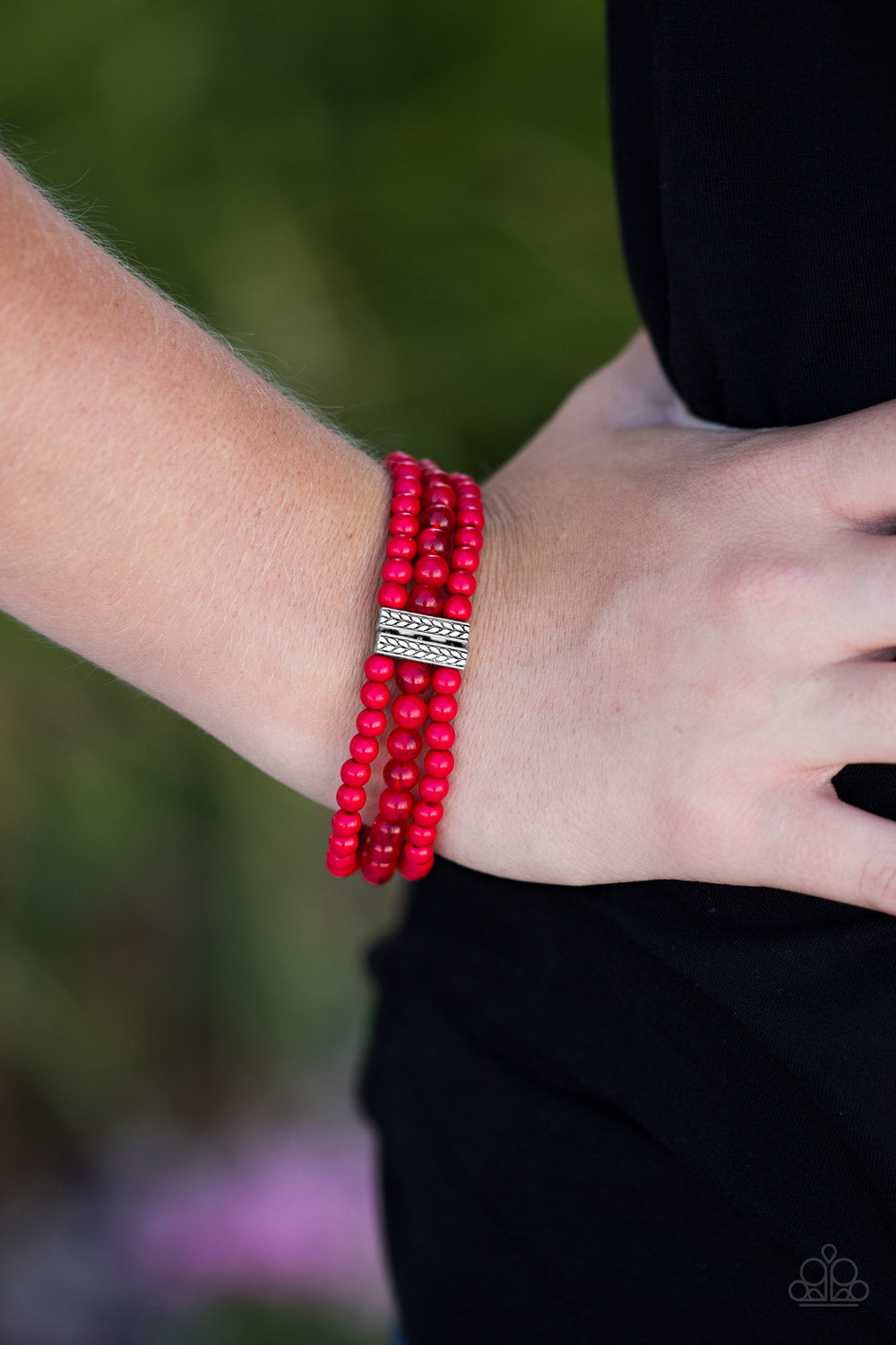 Paparazzi ♥ Malibu Muse - Red ♥  Bracelet