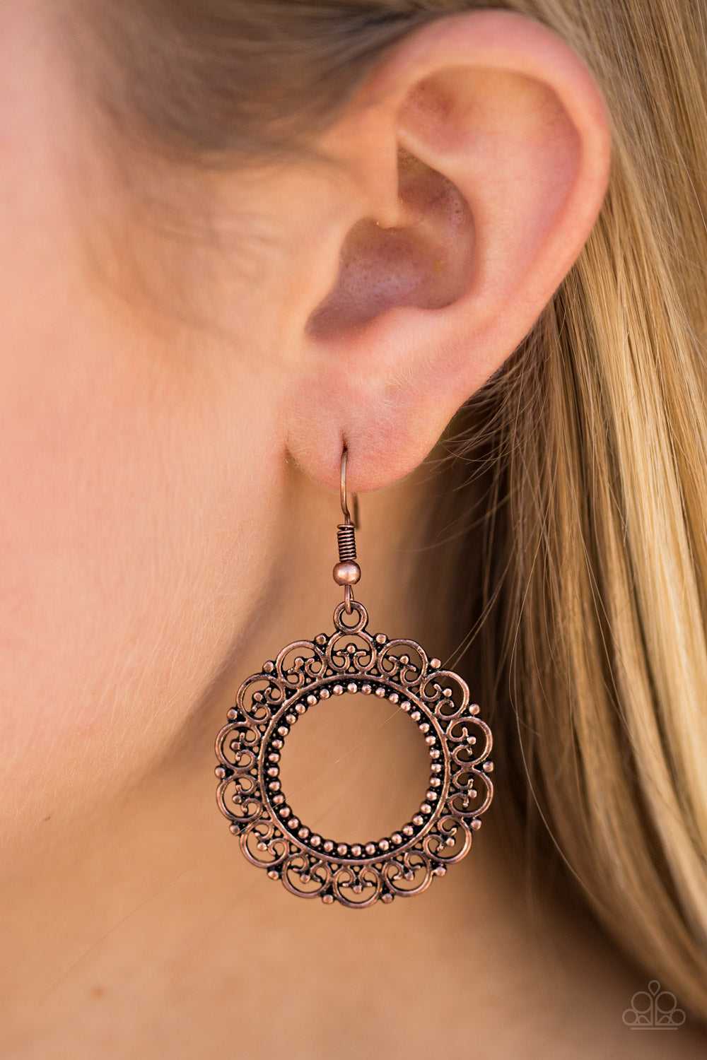 Paparazzi ♥ West Is Best - Copper ♥  Earrings