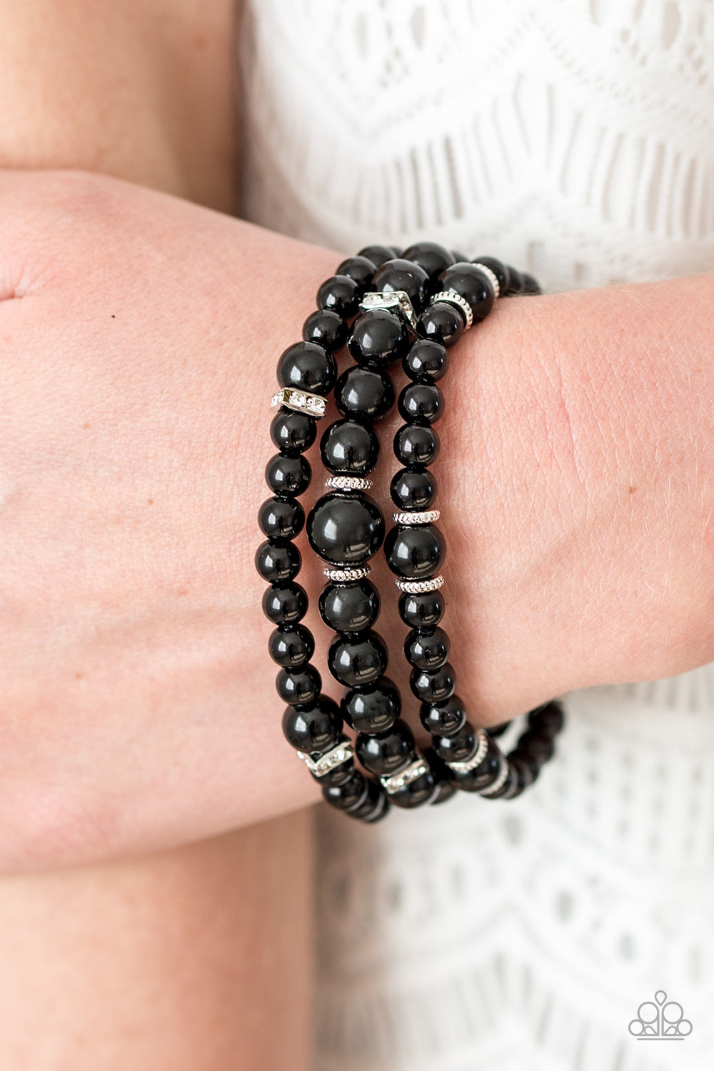 Paparazzi ♥ Money Drop - Black ♥  Bracelet