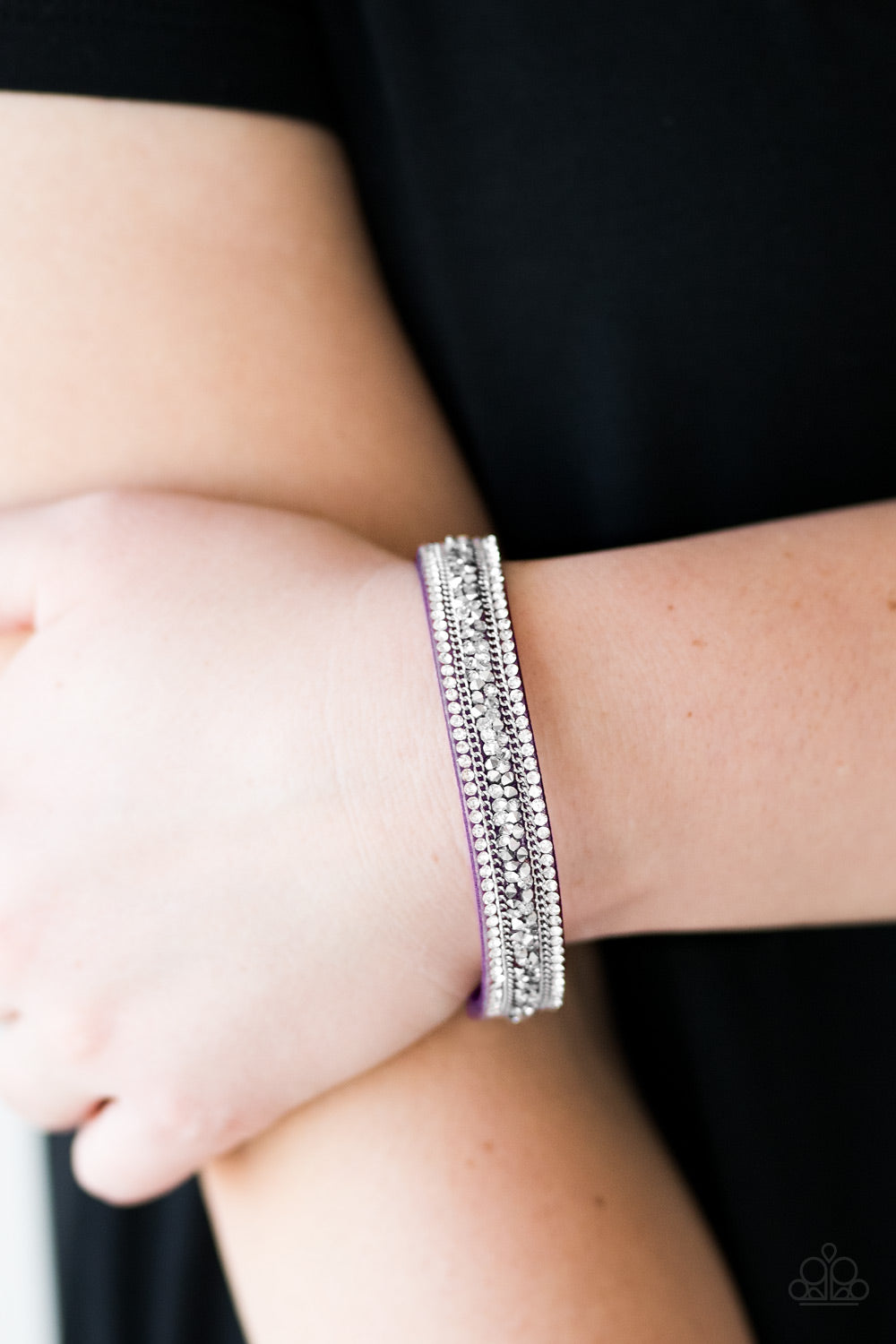 Paparazzi ♥ GLAM On Fire - Purple ♥  Bracelet