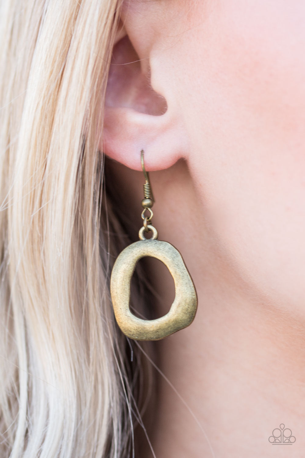 Paparazzi ♥ Very CAVE-alier - Brass ♥  Necklace