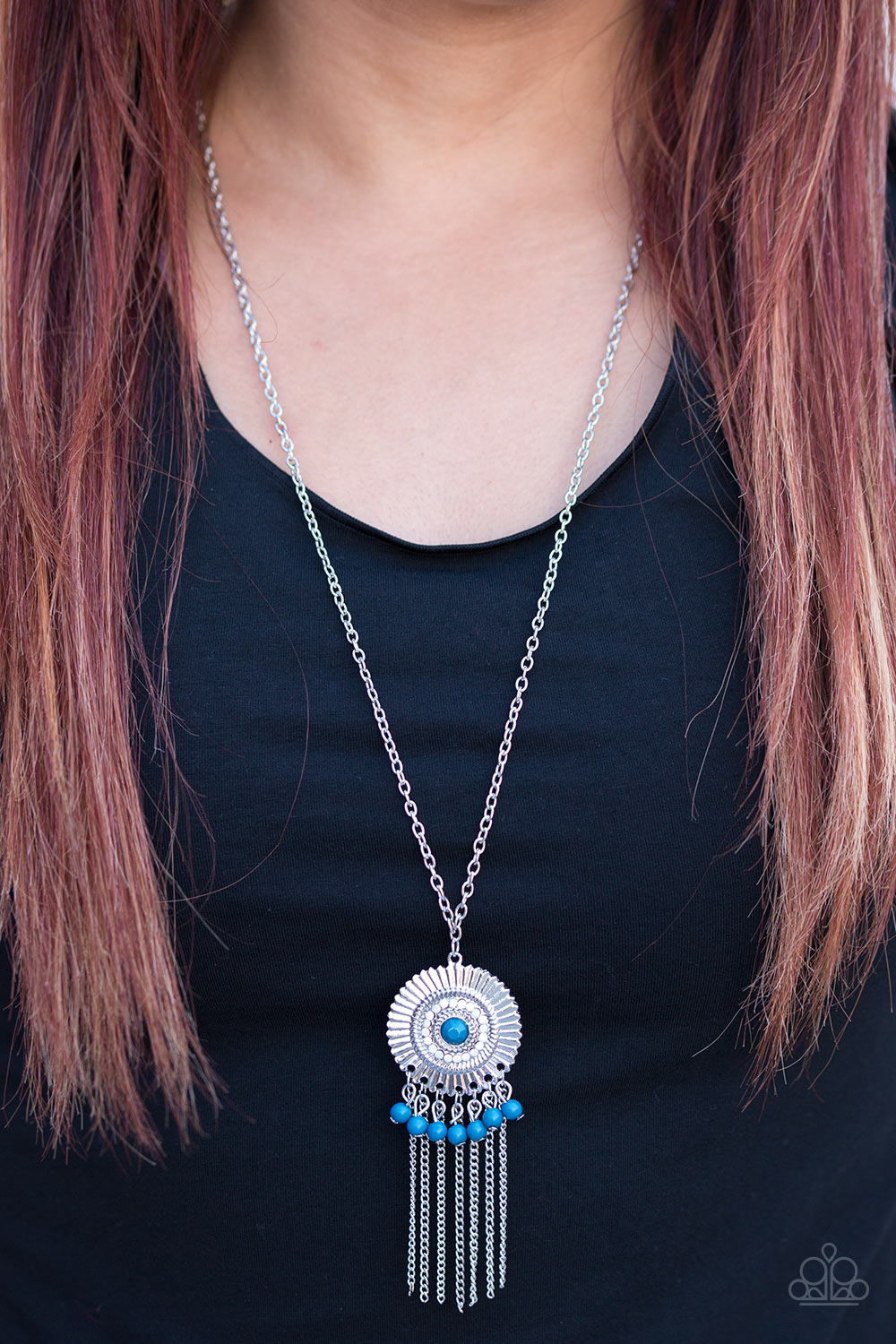 Paparazzi ♥ Pretty In Panama - Blue ♥  Necklace