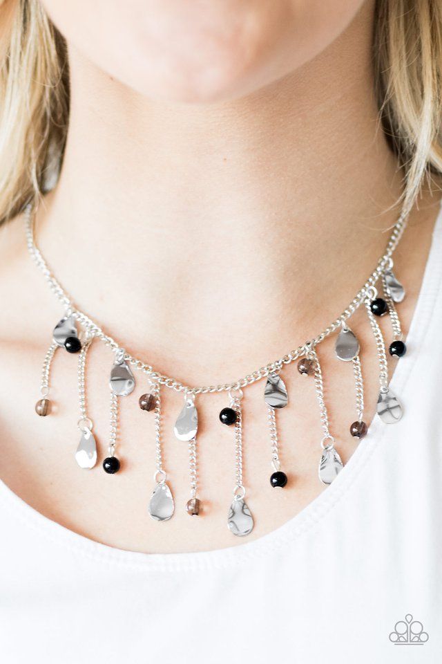 Paparazzi ♥ Summer Mermaid - Black ♥ Necklace