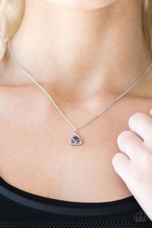 Paparazzi ♥ Prismatic Princess - Purple ♥ Necklace