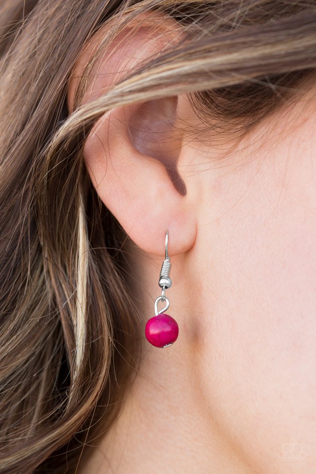 Paparazzi ♥ Sun and Sandstone - Pink ♥ Necklace