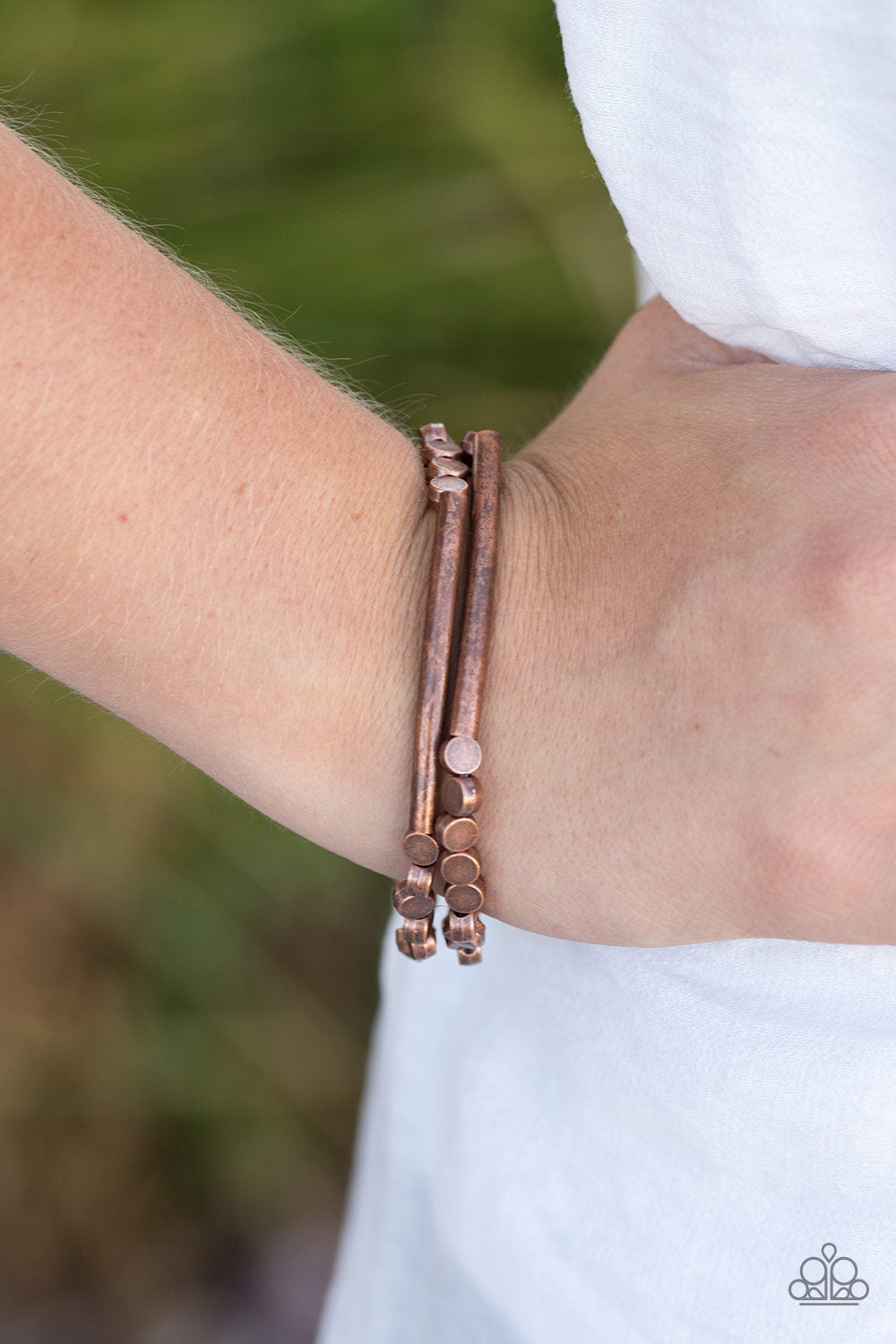 Paparazzi ♥ Life Is A GLEAM - Copper ♥  Bracelet