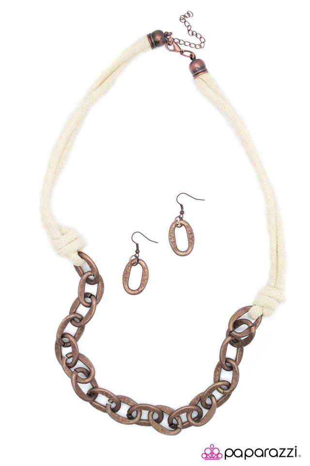 Paparazzi ♥ Last But KNOT Least - Copper ♥ Necklace