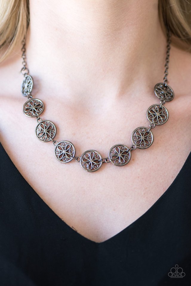 Paparazzi ♥ I Can and I WHEEL! - Black ♥ Necklace