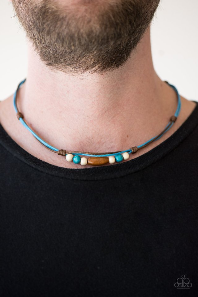 Paparazzi ♥ Marina Sands - Blue ♥ Necklace