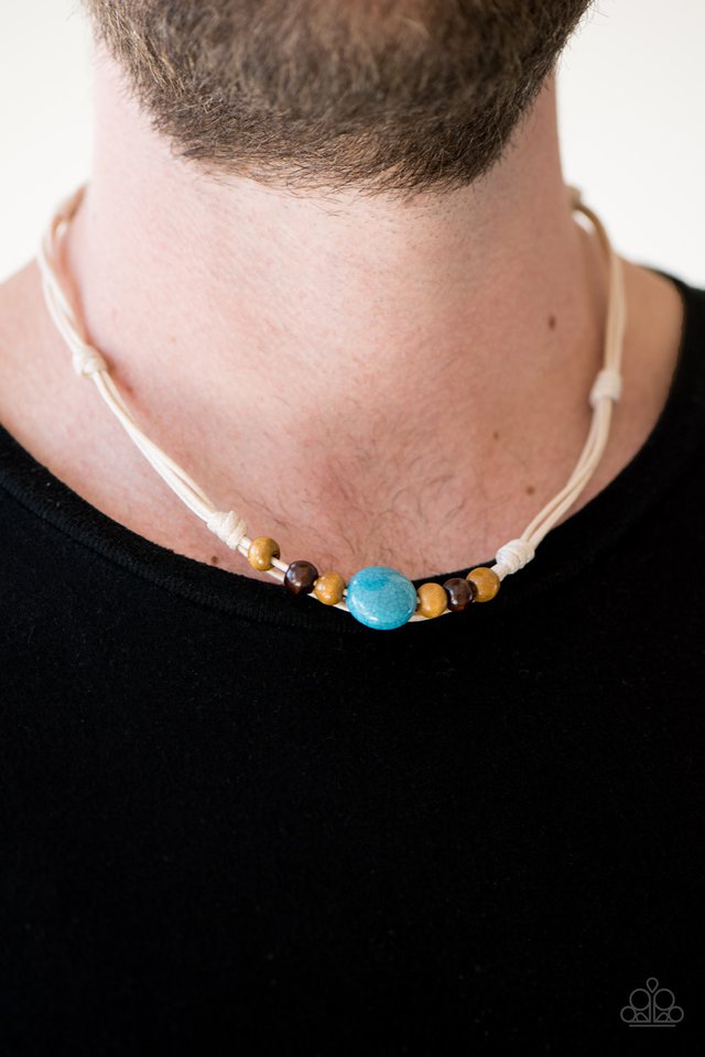 Paparazzi ♥ Hidden Canyon - Blue ♥ Necklace