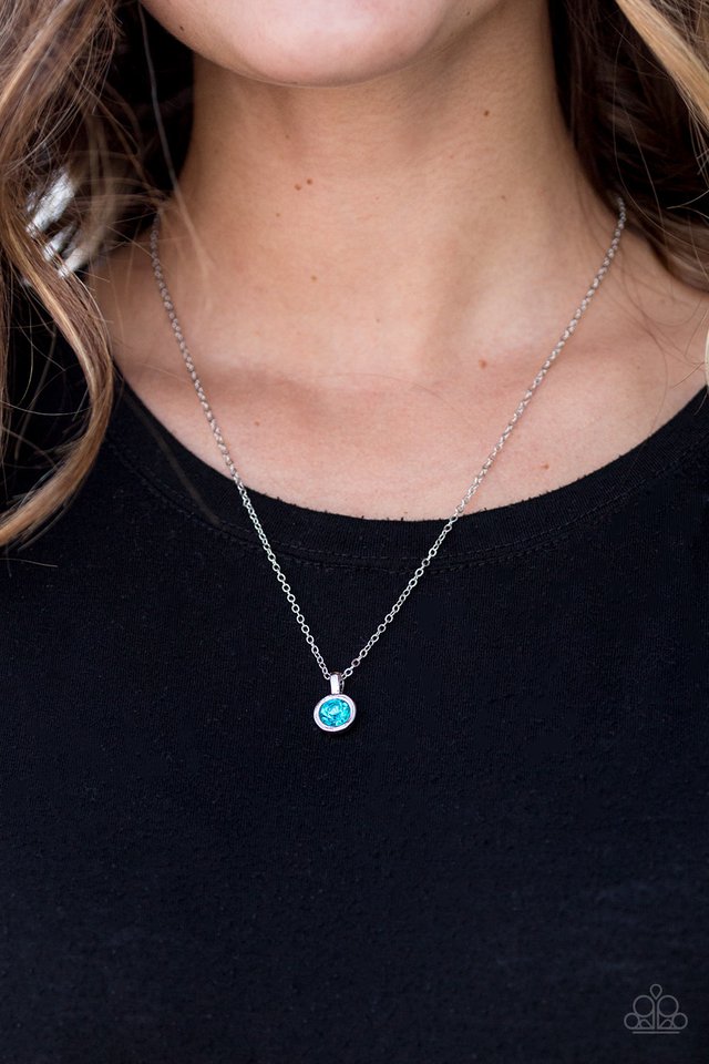 Paparazzi ♥ All I Need Is Glitter - Blue ♥ Necklace